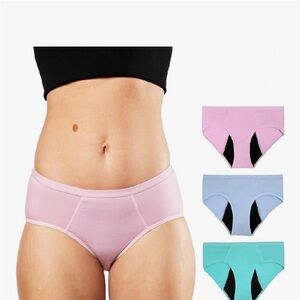 Women’s Bambody 3 pack Absorbent Period Underwear- Small (5) - New in Package